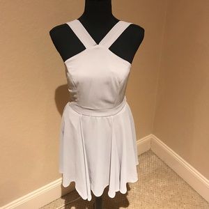 Lulus Gray cocktail party dress